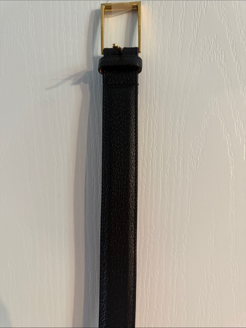 Authentic leather GUCCI belt - Pre-owned. - Picture 4 of 10